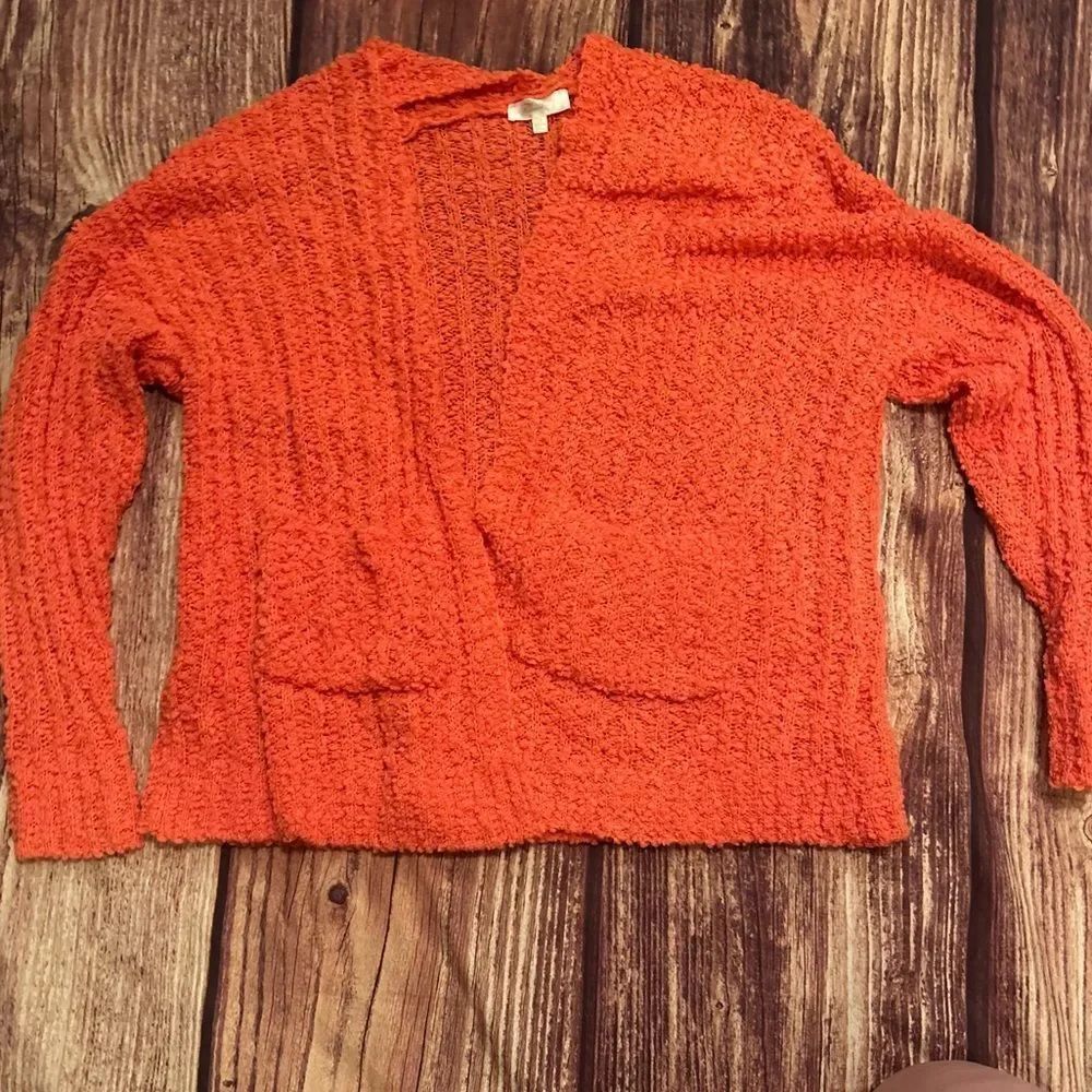 Women’s Reborn J Orange Cardigan NWOT Size 2X